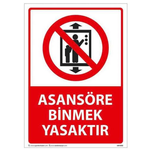 Kullanım Yerine Göre Uyarı Levhaları, Asansör Uyarı Levhaları, Bursa Asansör Uyarı Levhaları, Asansör Çalışırken Altından Geçmeyin Uyarı Levhası, Asansöre Binmek Yasaktır Uyarı Levhası, Asansöre Yük Bırakma Uyarı Levhası, Asansör Kullanma Talimatı Uyarı Levhası, Yük Asansörü Uyarı Levhası, Yük Asansörü İnsan Binemez Uyarı Levhası, Yük Asansörü Taşıma Kapasitesi Uyarı Levhası, Asansör Kapı İsimliği, Yük Asansörü Kapı İsimliği, Maksimum Taşıma Kapasitesi Uyarı Levhası, Personel Asansörü Uyarı Levhası, Sedye Taşıma Asansörü Uyarı Levhası